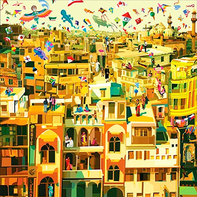Delhi flies kites, Pierpaolo Rovero