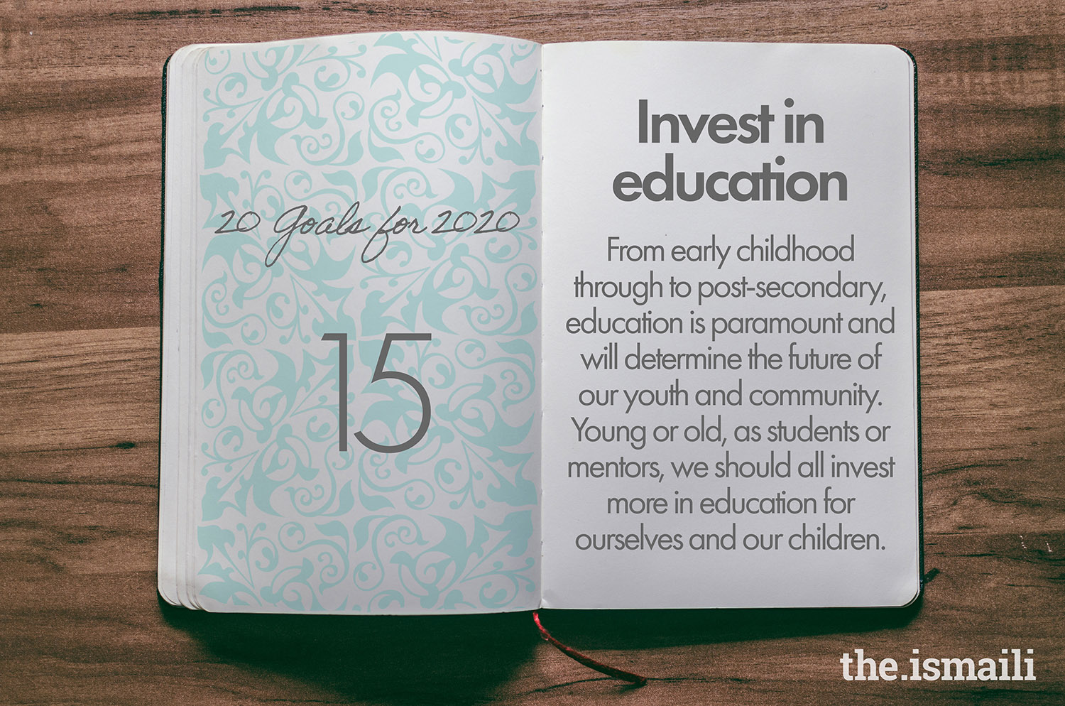 Goal 15: Invest in education