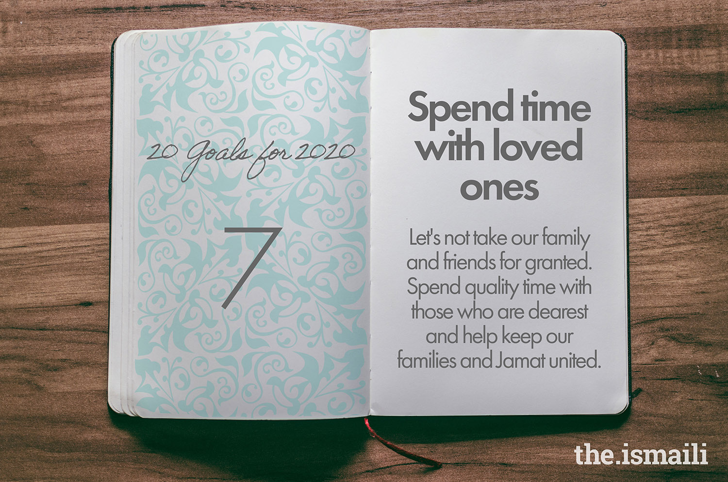 Goal 7: Spend time with loved ones
